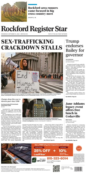 Cover of Rockford Register Star