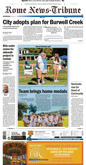 Cover of Rome News-Tribune