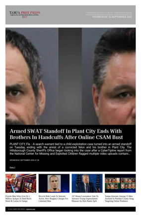 Cover of Tampa Free Press