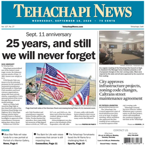Cover of Tehachapi News