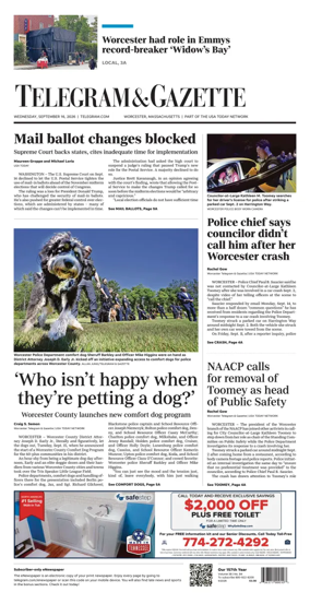Cover of Telegram & Gazette