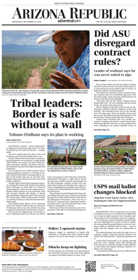 Cover of The Arizona Republic