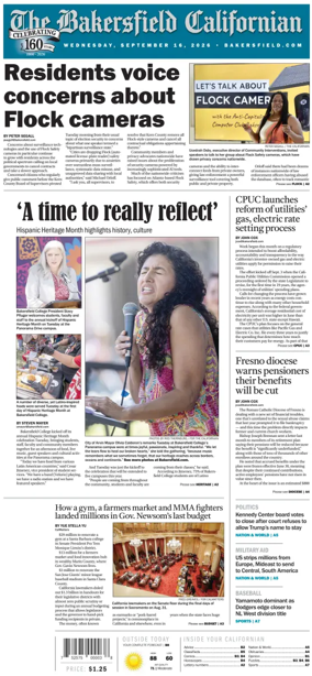 Cover of The Bakersfield Californian