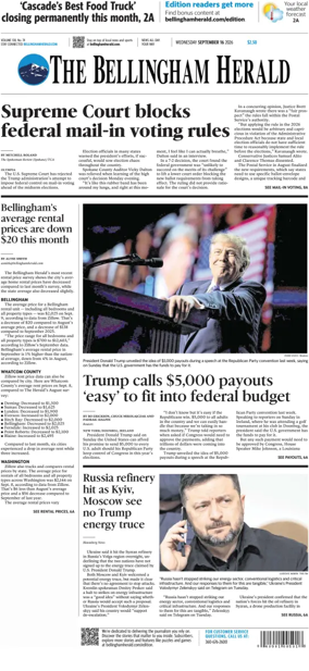 Cover of The Bellingham Herald