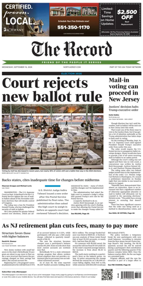 Cover of The Bergen Record