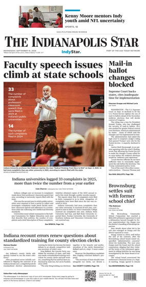 Cover of The Indianapolis Star