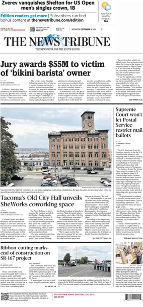 Cover of The News Tribune
