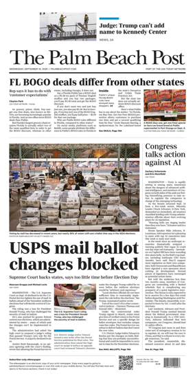 Cover of The Palm Beach Post