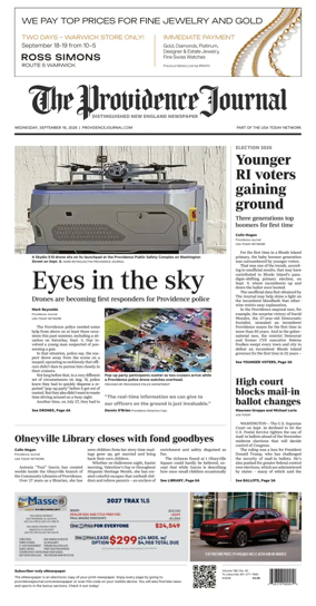 Cover of The Providence Journal