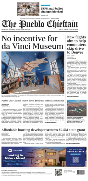 Cover of The Pueblo Chieftain
