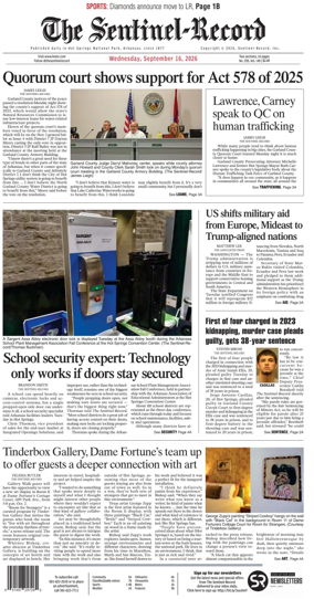 Cover of The Sentinel-Record