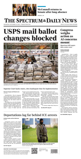 Cover of The Spectrum & Daily News