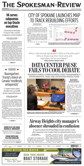Cover of The Spokesman-Review (Spokane)
