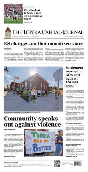 Cover of The Topeka Capital-Journal