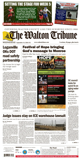 Cover of The Walton Tribune