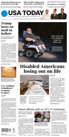 Cover of USA TODAY US Edition