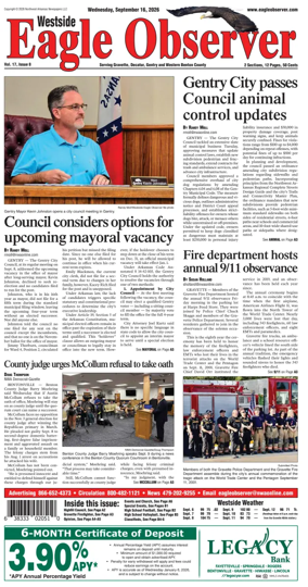Cover of Westside Eagle-Observer