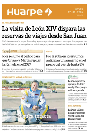 Cover of Diario Huarpe