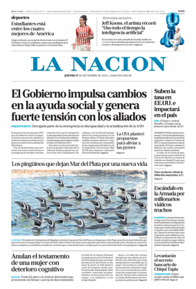 Cover of La Nacion