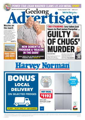 Cover of Geelong Advertiser