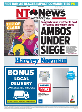 Cover of NT News