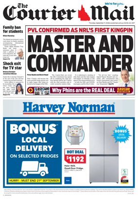 Cover of The Courier-Mail