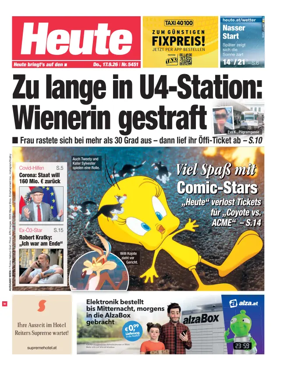 Cover of Heute - Wien Ausgabe