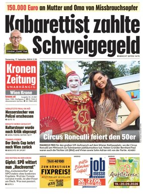 Cover of Kronen Zeitung