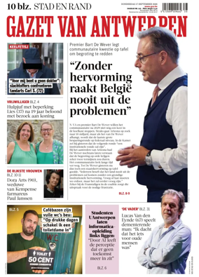 Cover of Gazet van Antwerpen Stad en Rand