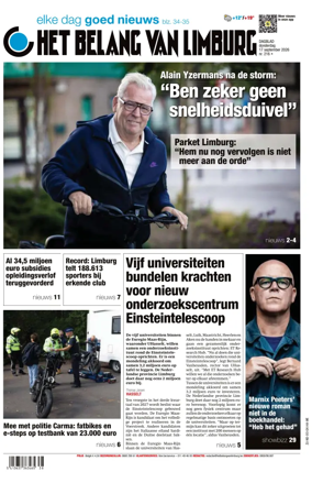 Cover of Het Belang van Limburg