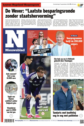 Cover of Het Nieuwsblad