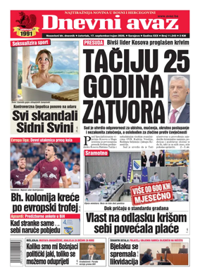Cover of Dnevni avaz