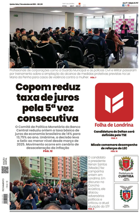 Cover of Folha de Londrina