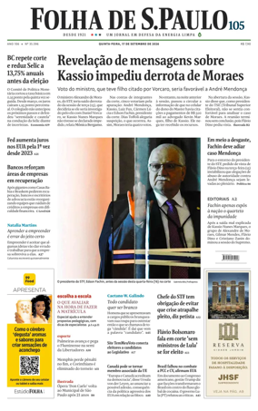 Cover of Folha de S.Paulo