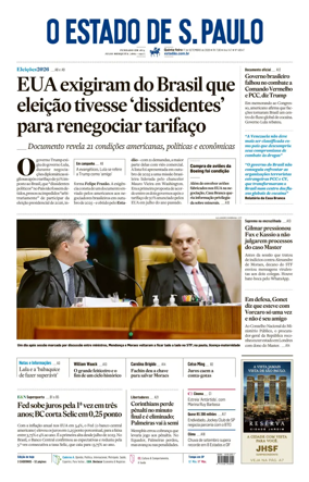 Cover of O Estado de S. Paulo