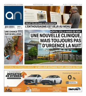 Cover of Acadie Nouvelle