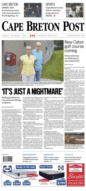Cover of Cape Breton Post