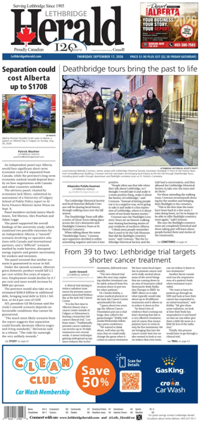 Cover of Lethbridge Herald