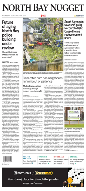 Cover of North Bay Nugget