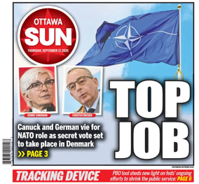 Cover of Ottawa Sun