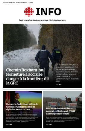 Cover of Radio-Canada Info