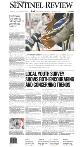 Cover of Sentinel-Review (Woodstock)