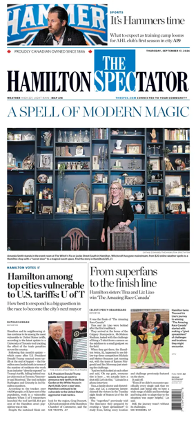 Cover of The Hamilton Spectator