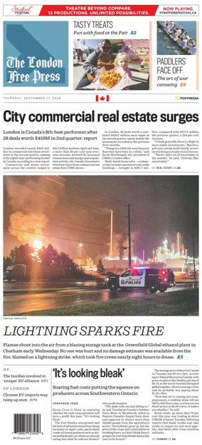 Cover of The London Free Press