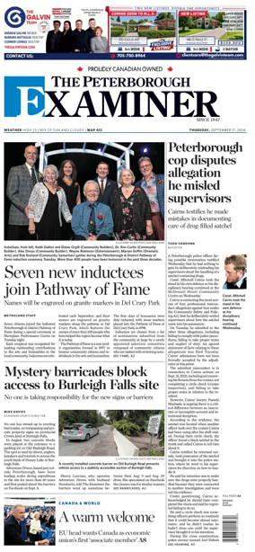 Cover of The Peterborough Examiner