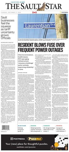 Cover of The Sault Star