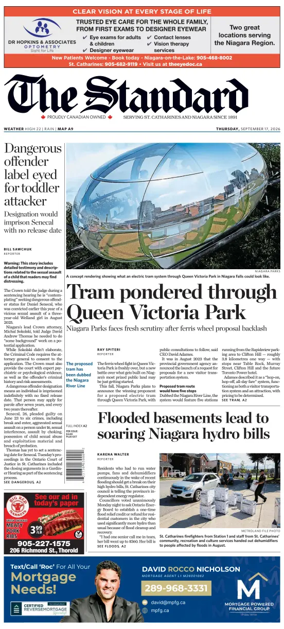 Cover of The Standard (St. Catharines)