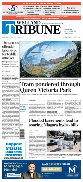 Cover of The Welland Tribune