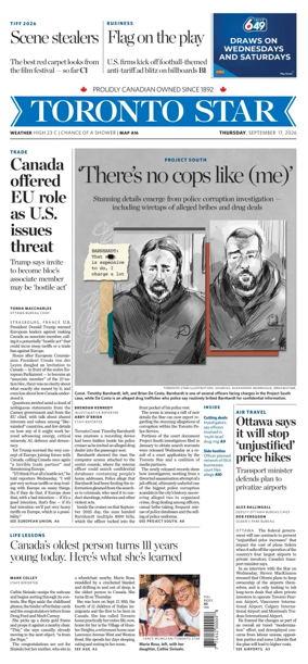 Cover of Toronto Star
