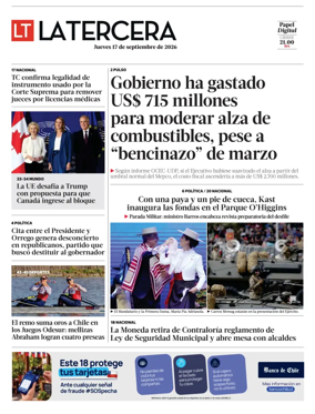 Cover of La Tercera